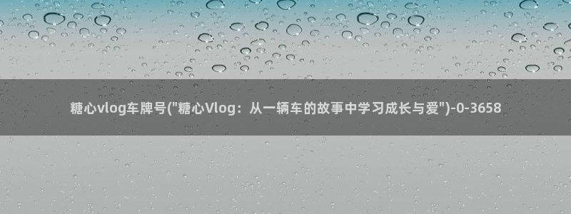 糖心vlog 排名